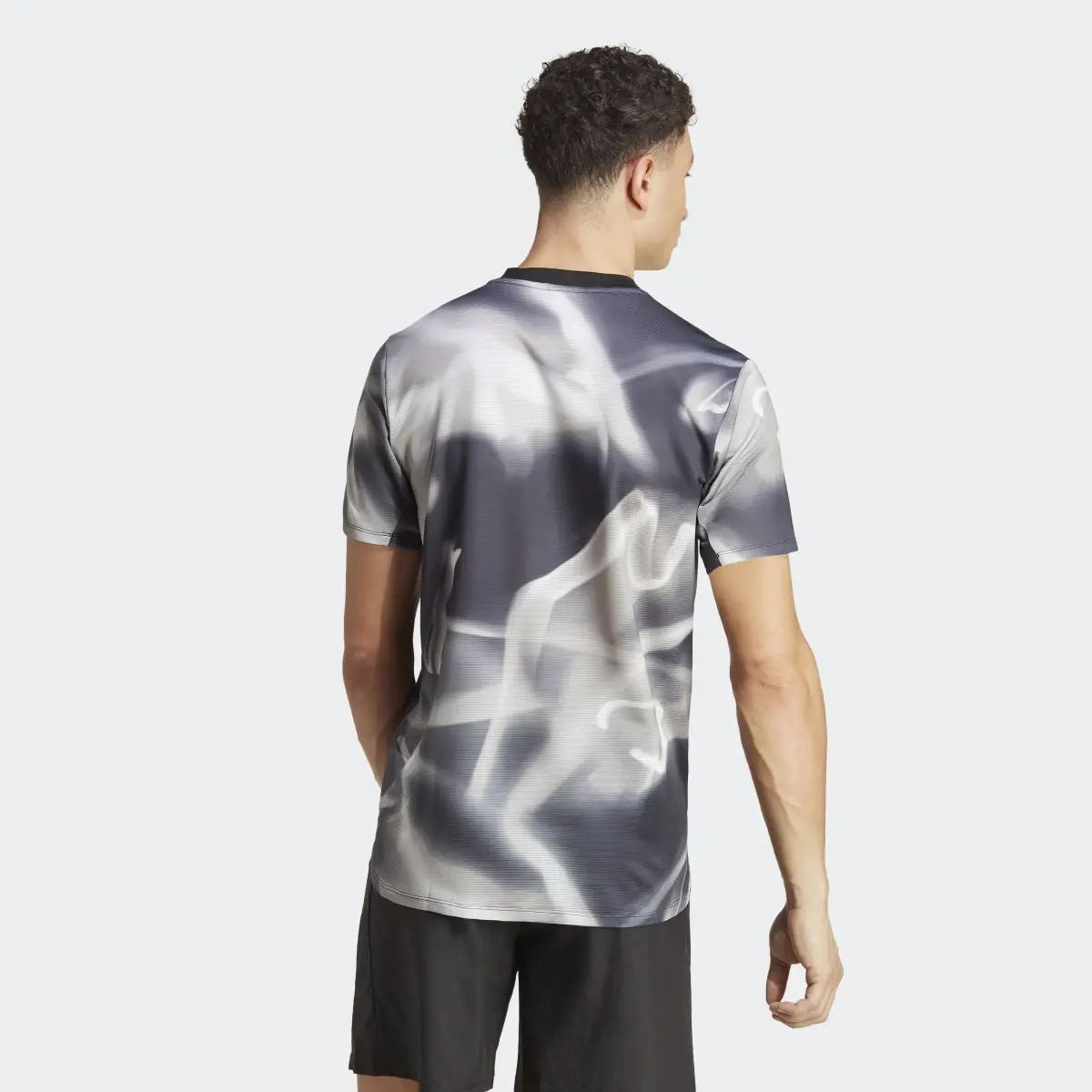 Adidas Designed 4 Training HEAT.RDY Allover Print HIIT Training Tee. 3