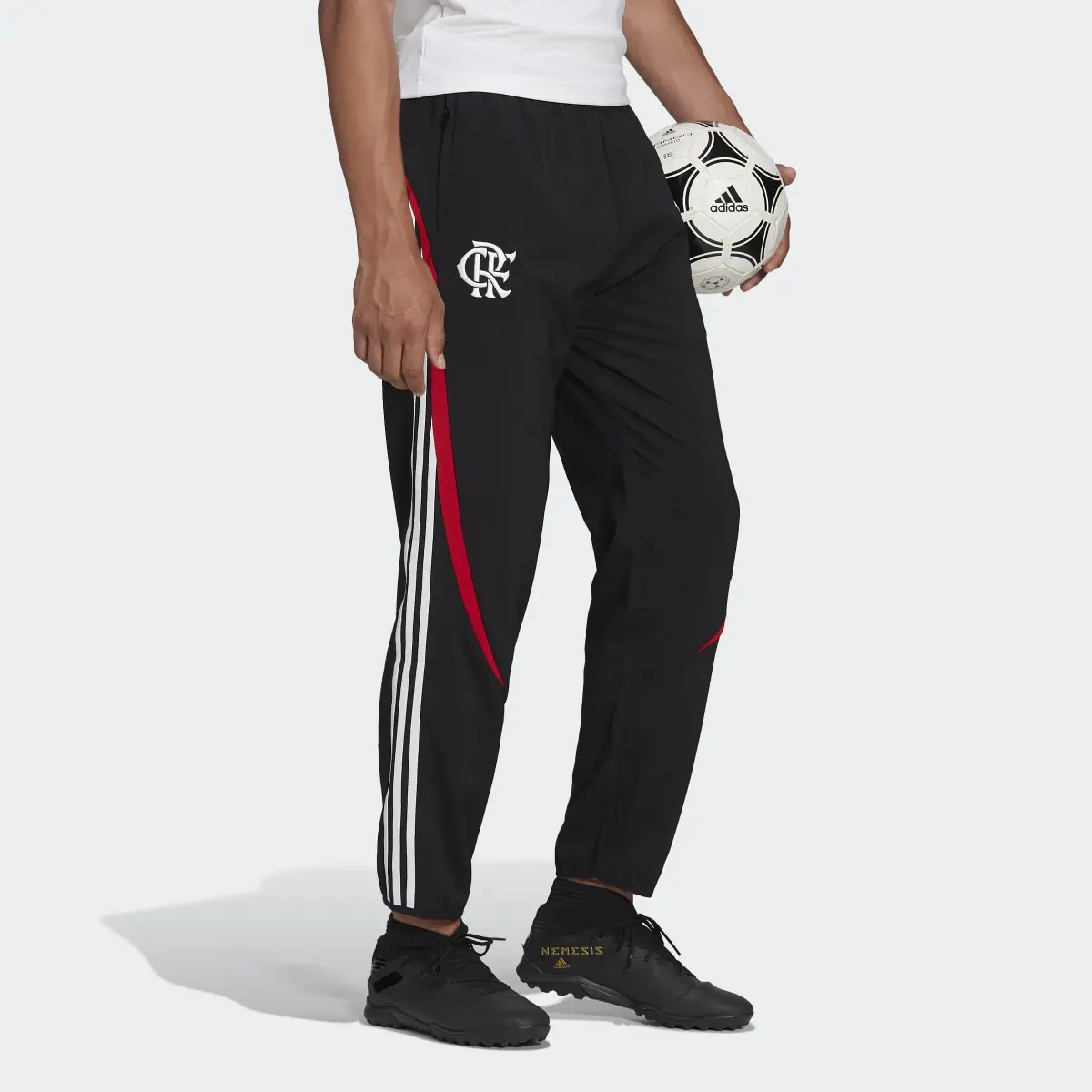 Adidas CR Flamengo Teamgeist Woven Tracksuit Bottoms. 3