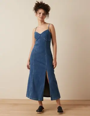 Denim Midi Dress