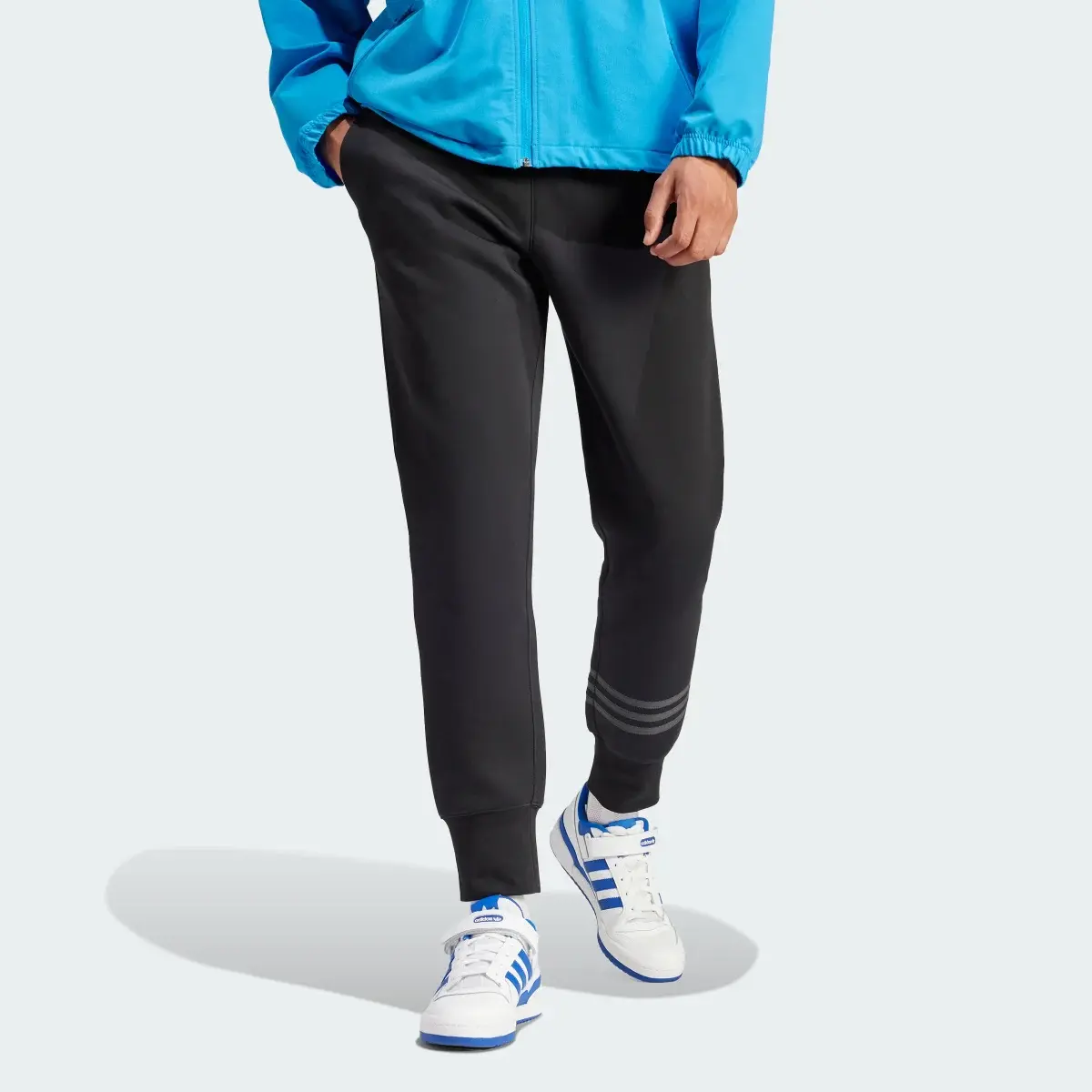 Adidas Street Neuclassics Cuffed Sweat Tracksuit Bottoms. 1