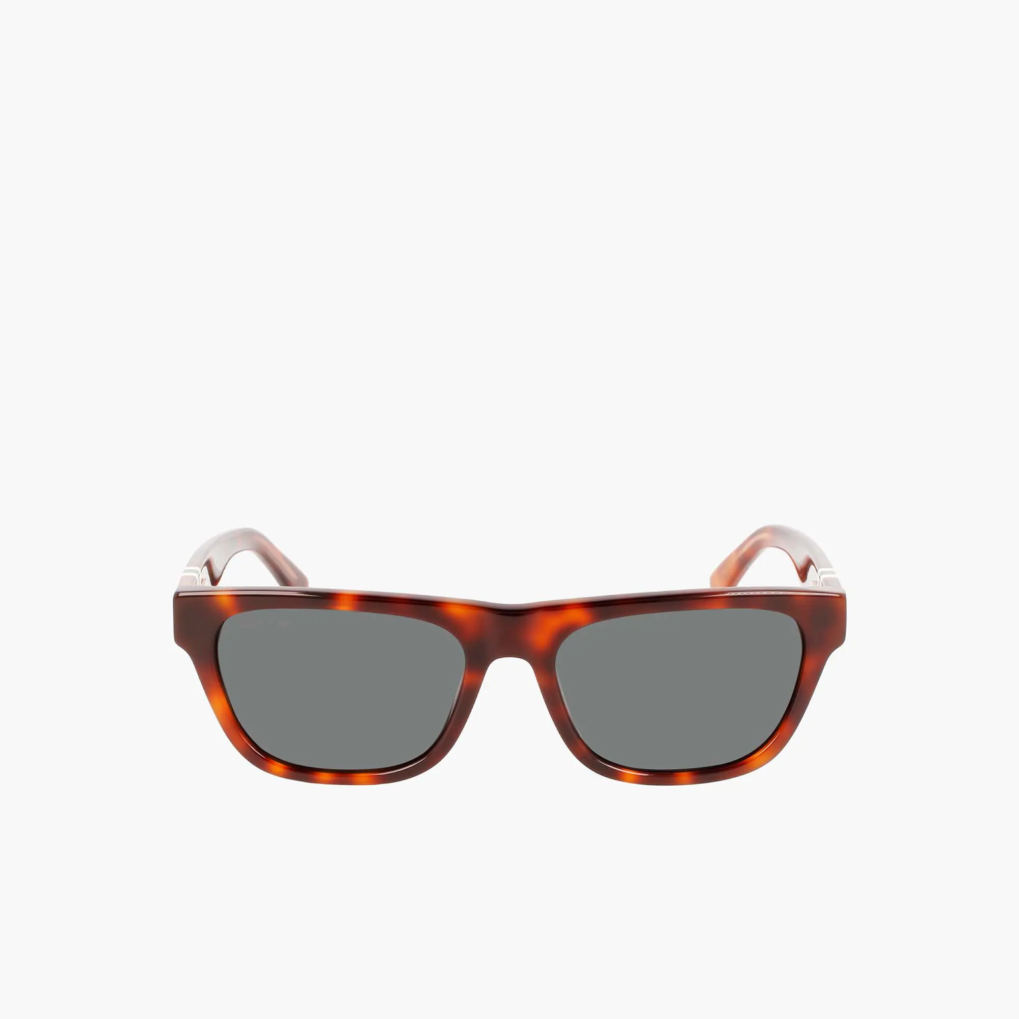 Lacoste Gafas de sol de hombre L.12.12 con montura de acetato rectangular y diseño de escama. 1