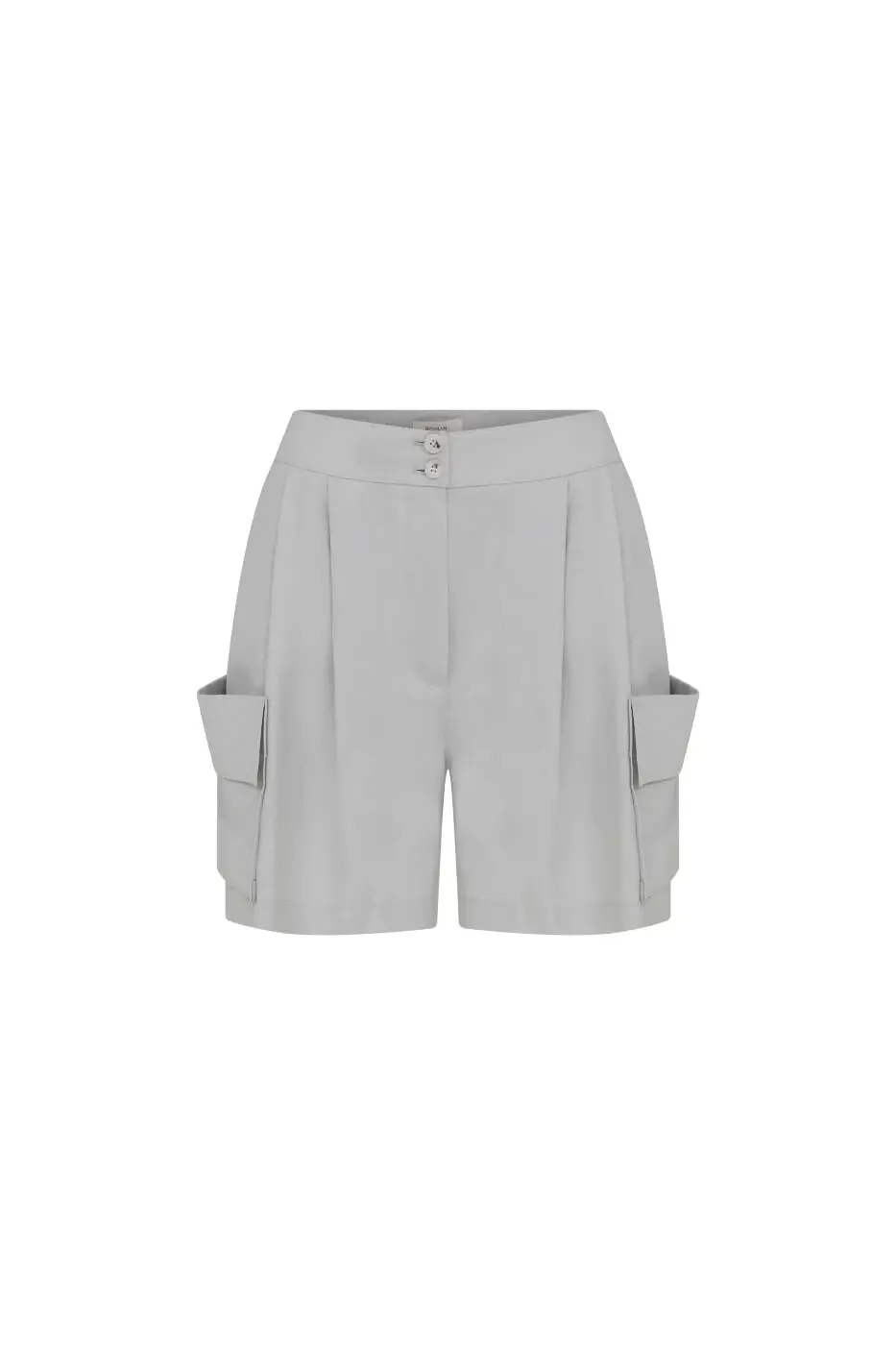 Roman Side Pockets Grey Shorts - 2 / Grey. 1