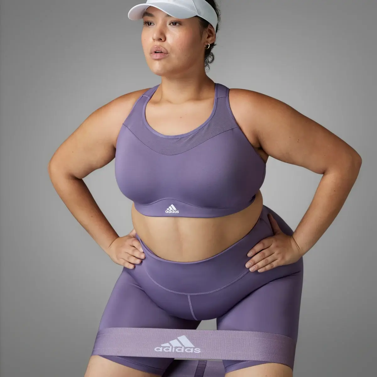 Adidas TLRD Impact Training High-Support Bra (Plus Size). 1