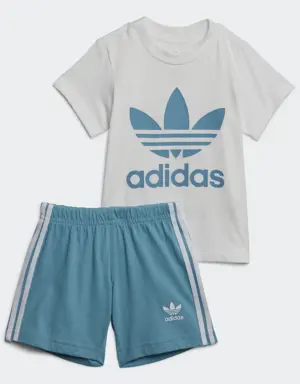 Adidas Trefoil Shorts Tee Set