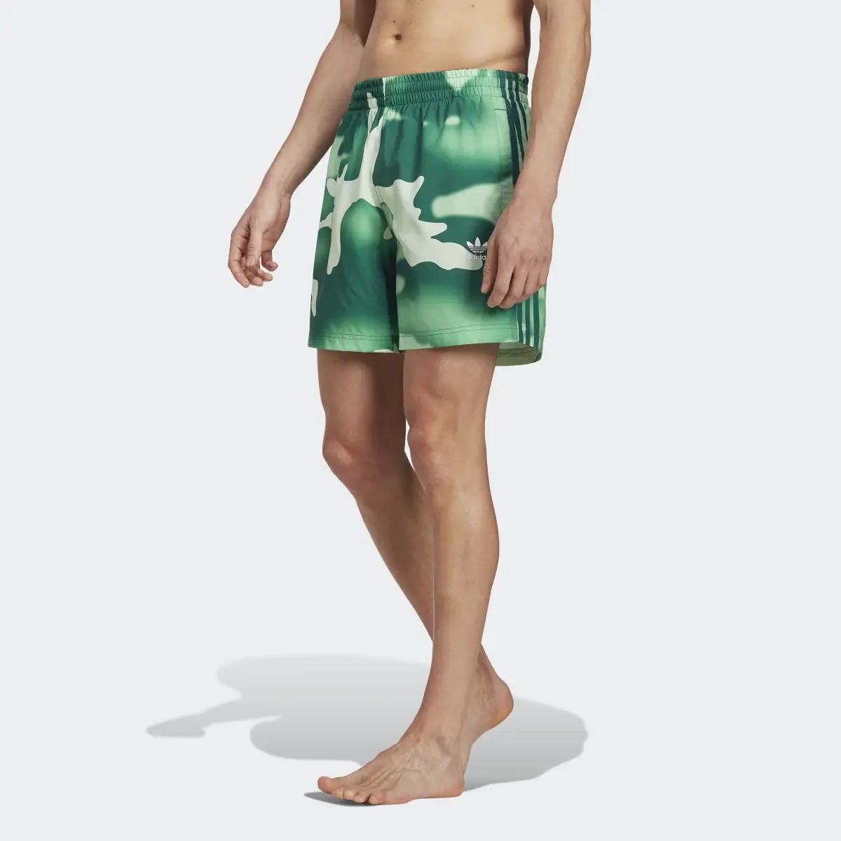Adidas Originals Camo Swim Shorts. 1