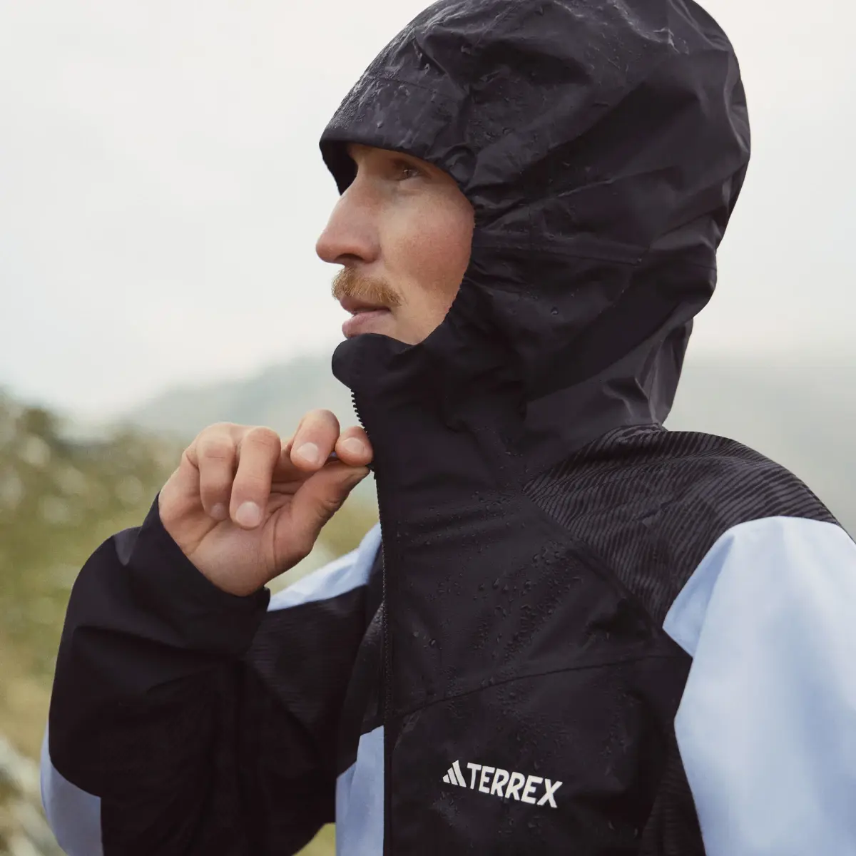 Adidas TERREX Xperior Hybrid Rain Jacket. 3