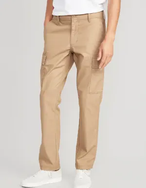 Straight Oxford Cargo Pants beige