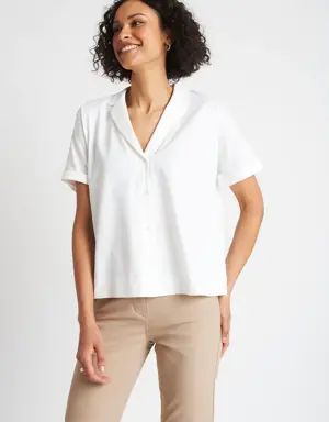 On The Move Short Sleeve Blouse