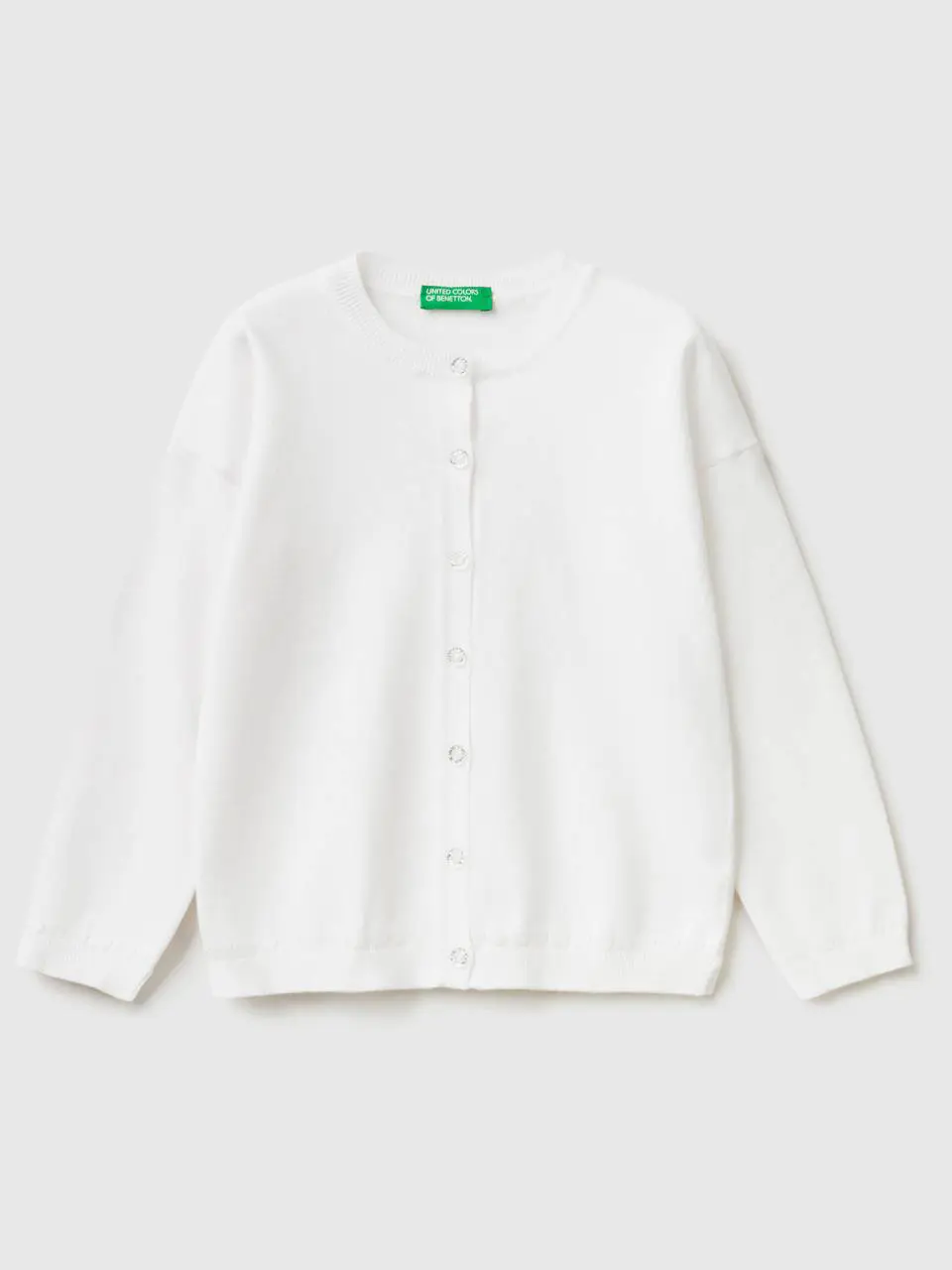 Benetton cardigan with glittery buttons. 1