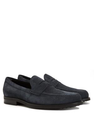 Lacivert Erkek Süet Loafer