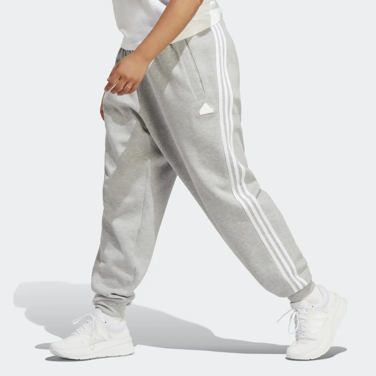 Adidas Future Icons 3-Stripes Regular Pants (Plus Size). 1