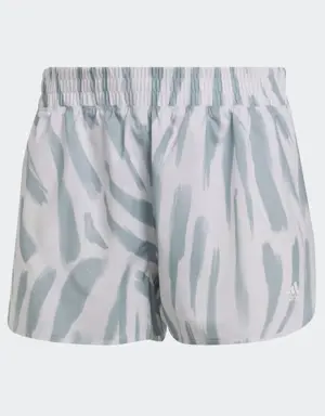 Run Icons Allover Print Running Shorts