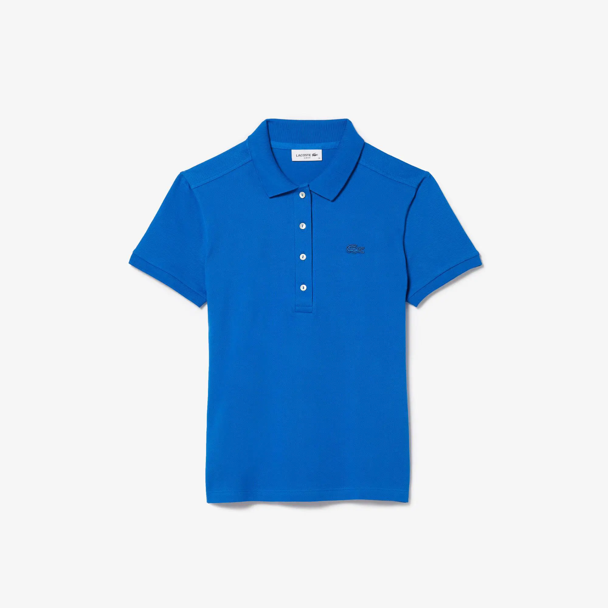 Lacoste Polo Lacoste en piqué de algodón stretch para mujer. 2 Lacoste Polo Lacoste en piqué de algodón stretch para mujer. 2