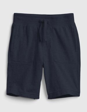 Toddler Organic Cotton Mix and Match Pull-On Shorts blue