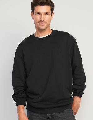 Old Navy Oversized Crew-Neck Sweatshirt black