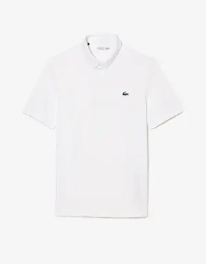 Men's Lacoste SPORT Textured Breathable Golf Polo Shirt