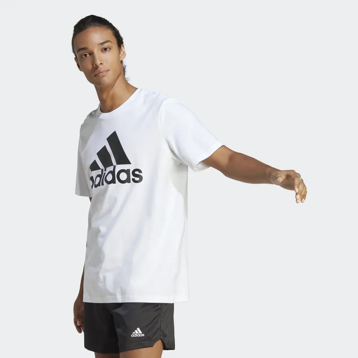 Adidas T-shirt en jersey Essentials Big Logo. 2