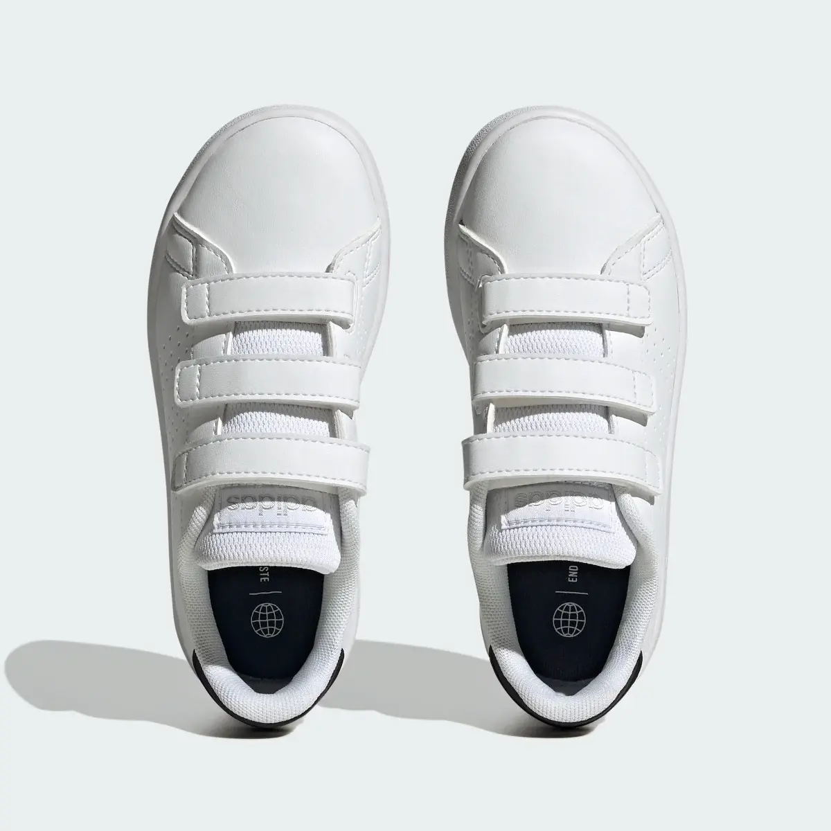 Adidas Advantage Court Lifestyle Hook-and-Loop Schuh. 3