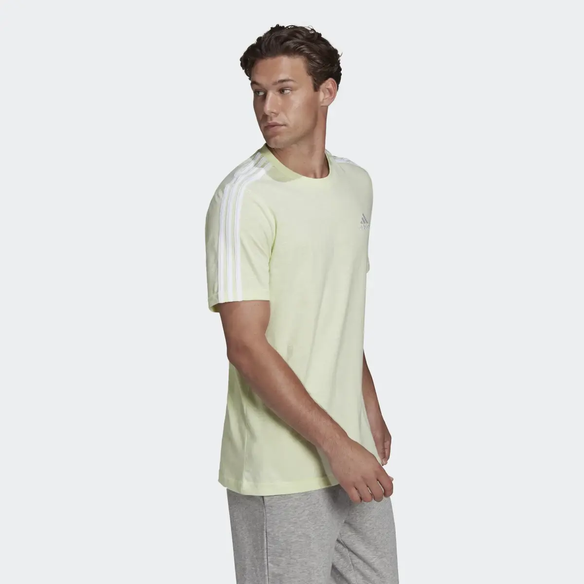 Adidas Essentials 3-Stripes T-Shirt. 3