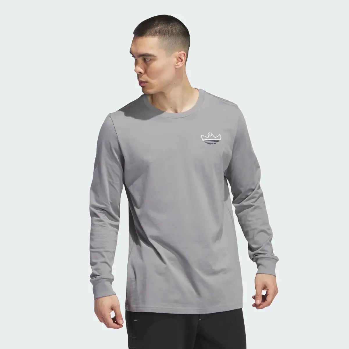 Adidas Shmoofoil Split Long Sleeve Tee. 2