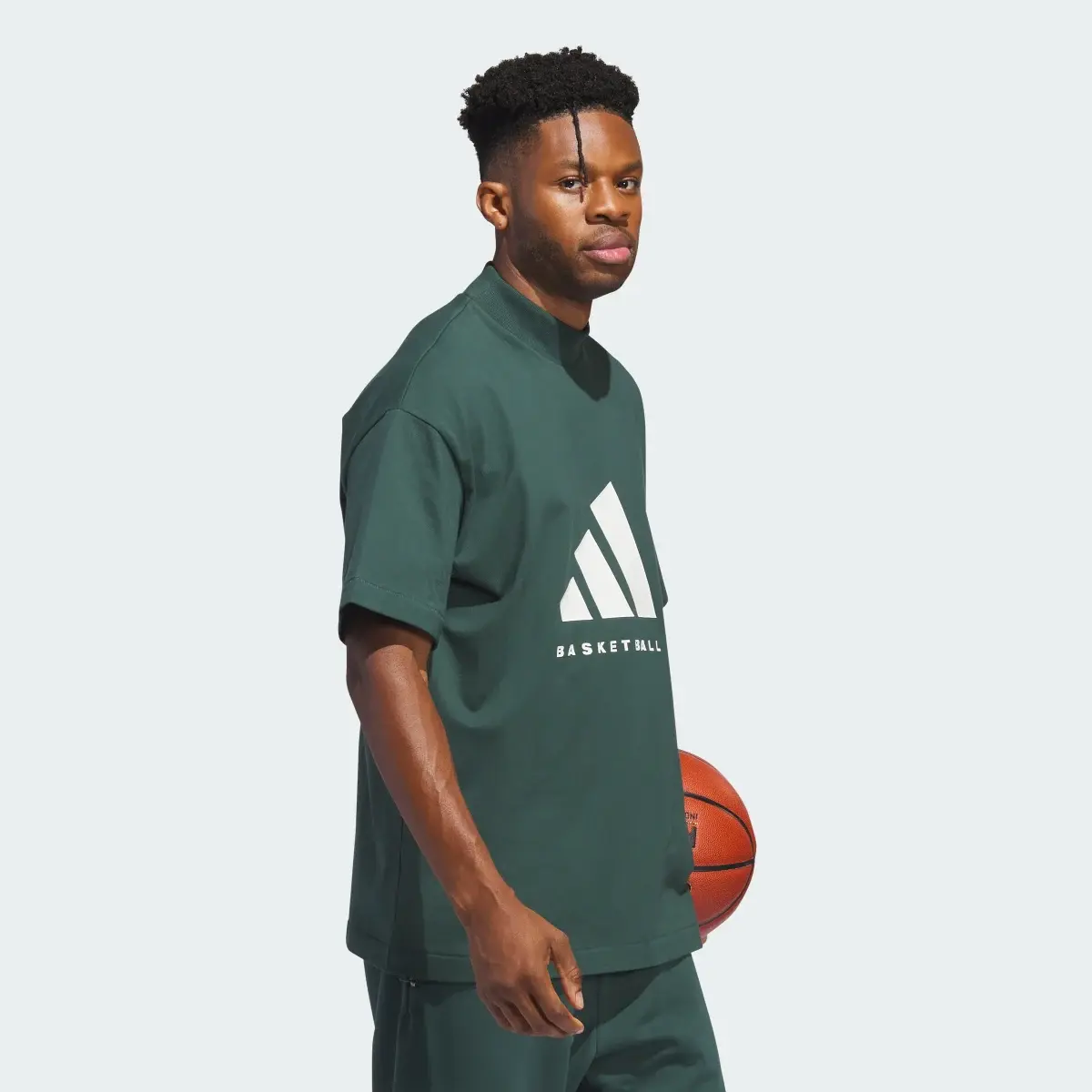 Adidas Basketball T-Shirt. 3