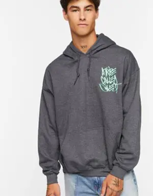 Forever 21 A Tribe Called Quest Graphic Hoodie Heather Grey/Multi
