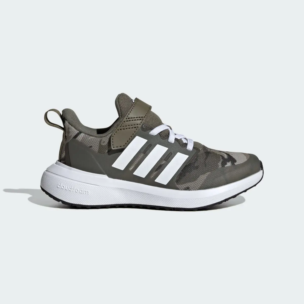 Adidas FortaRun 2.0 Cloudfoam Elastic Lace Top Strap Shoes. 2