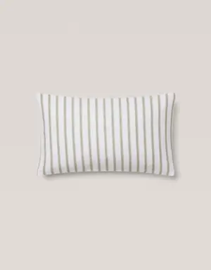 Stripes cotton cushion case 30x50cm