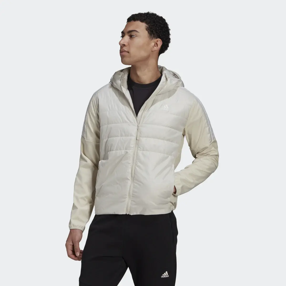 Adidas Giacca Essentials Insulated Hooded Hybrid. 2
