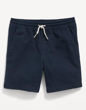 Old Navy Functional-Drawstring Twill Shorts for Toddler Boys blue