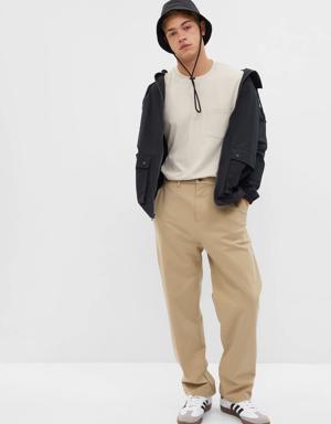 Gap Modern Khakis in Baggy Fit with GapFlex brown