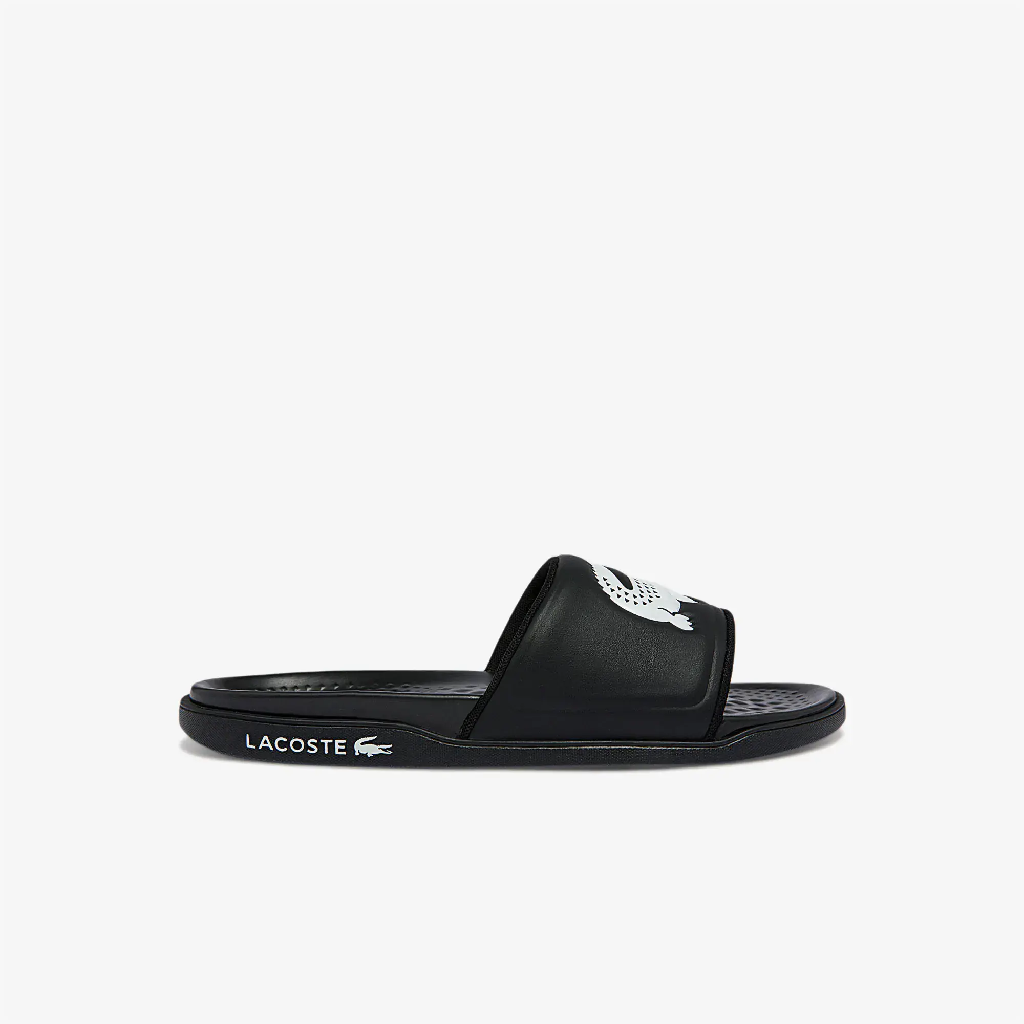Lacoste Sandalias para hombre Croco con tira sintética y logo. 1