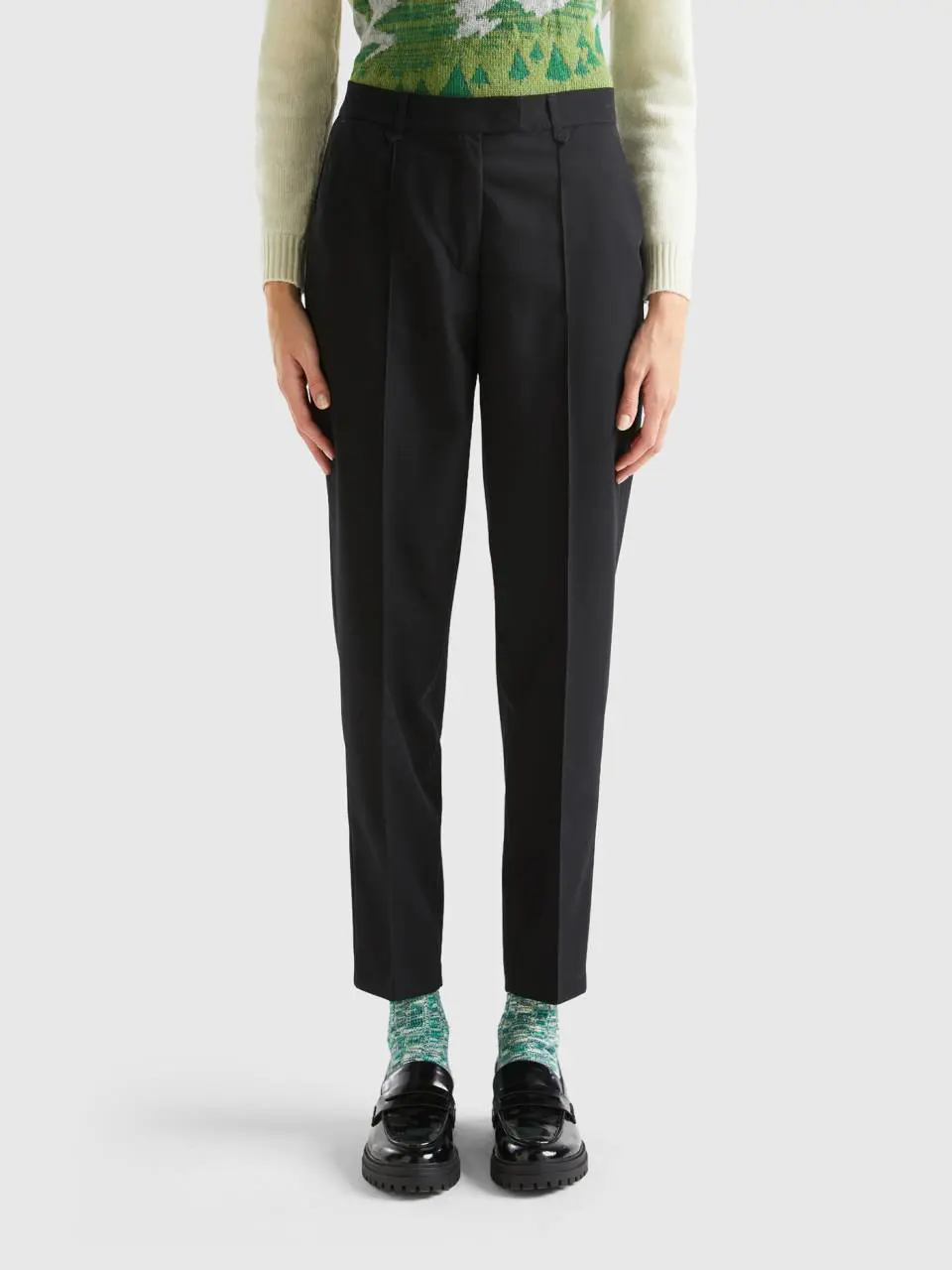 Benetton trousers in viscose blend. 1