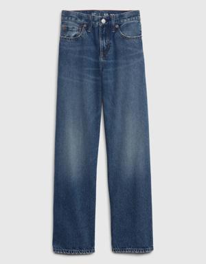 Kids Organic Cotton '90s Loose Jeans blue