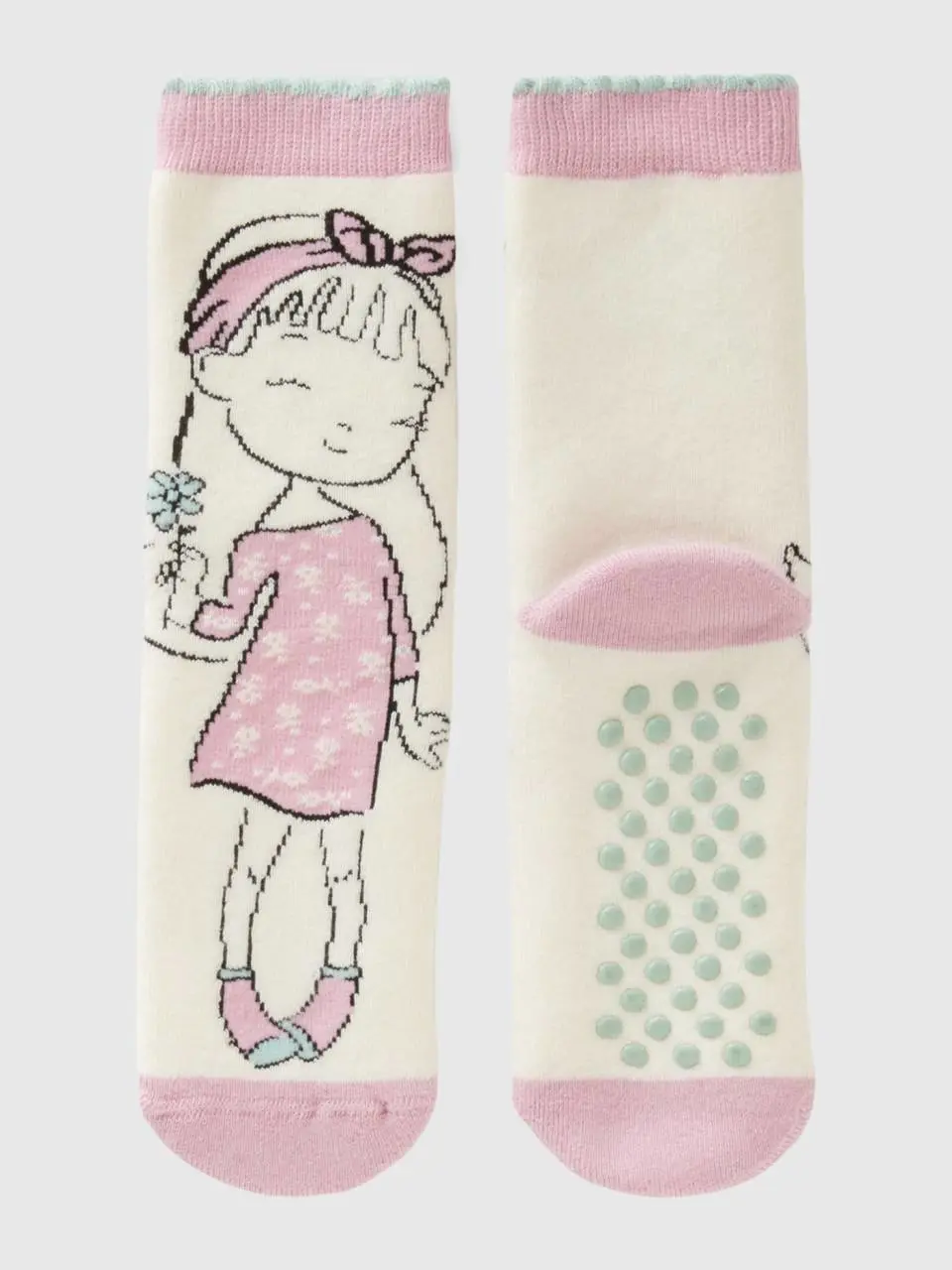 Benetton socks with doll. 1