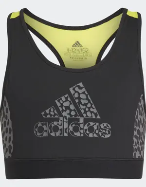 Adidas Designed To Move Leopard Bra Top