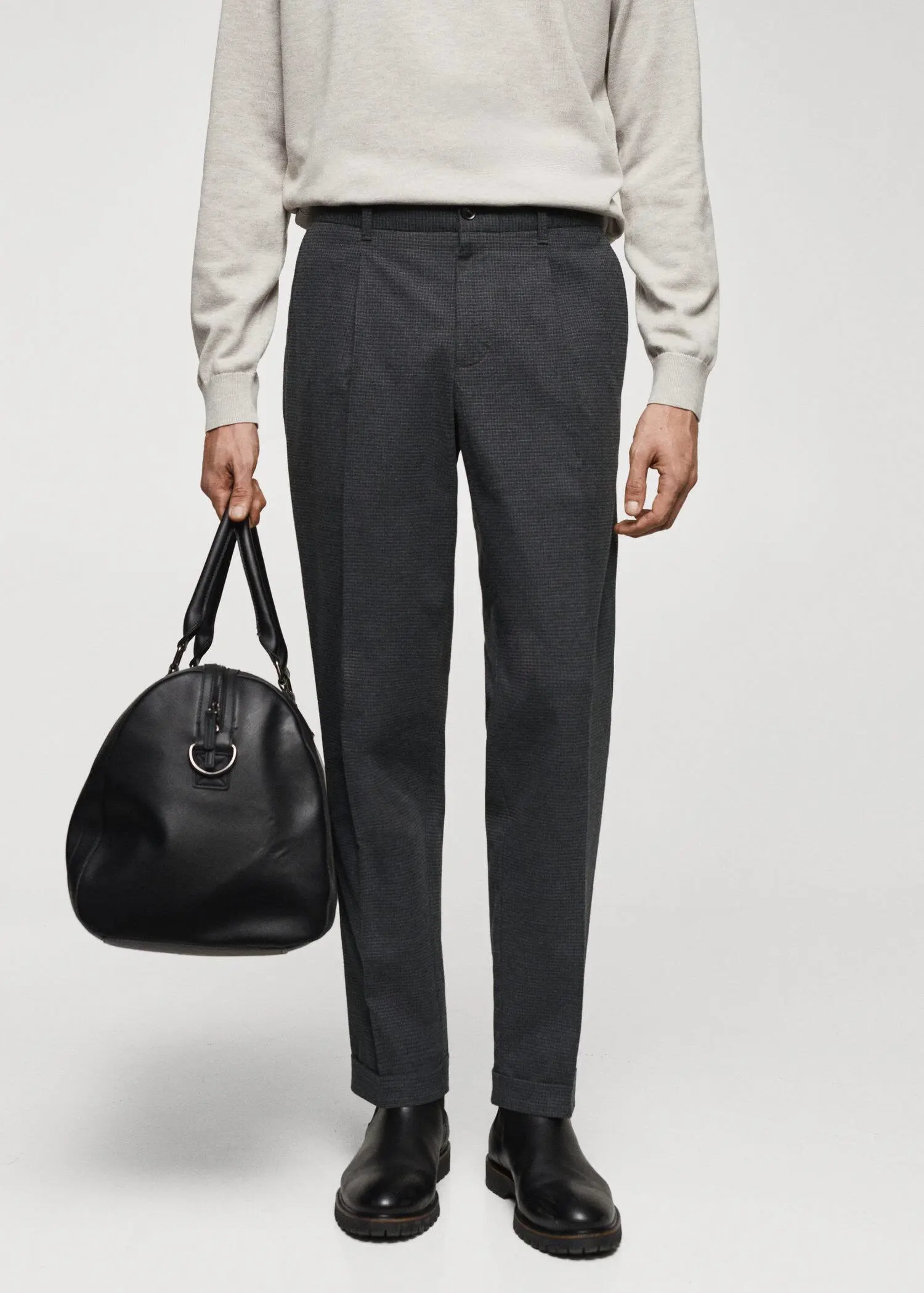 Mango Slim-fit cotton trousers. 2