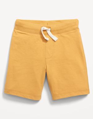 Old Navy Unisex Jersey-Knit Jogger Shorts for Toddler yellow