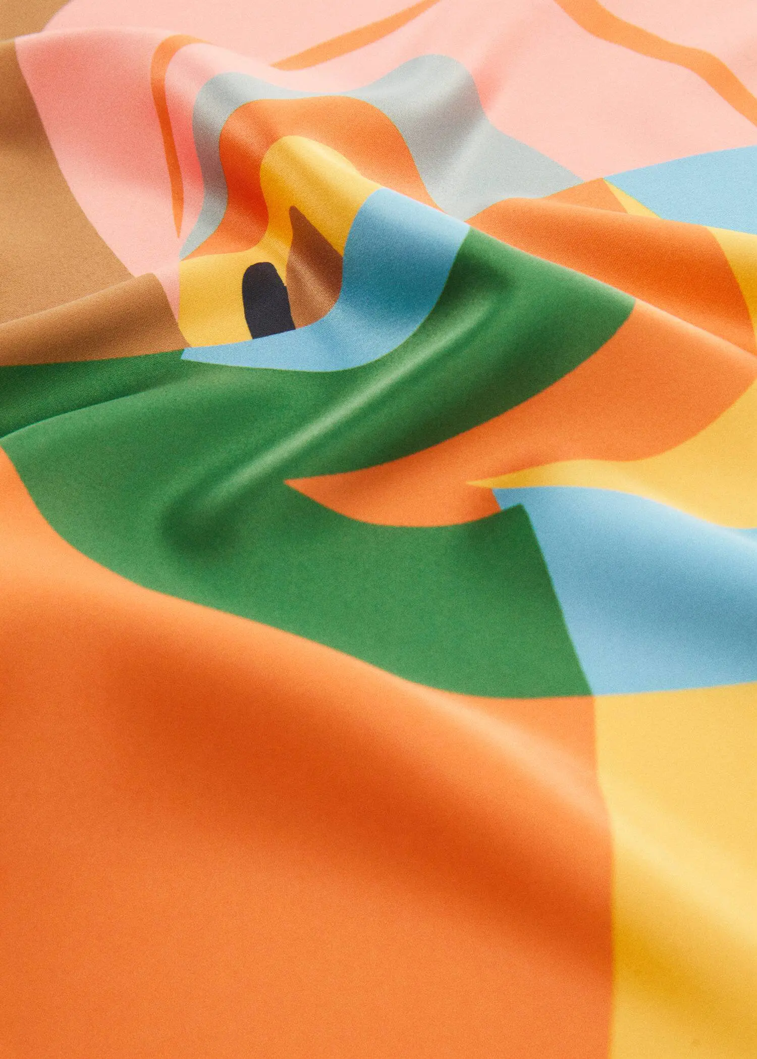 Mango Multicolour print scarf. 1