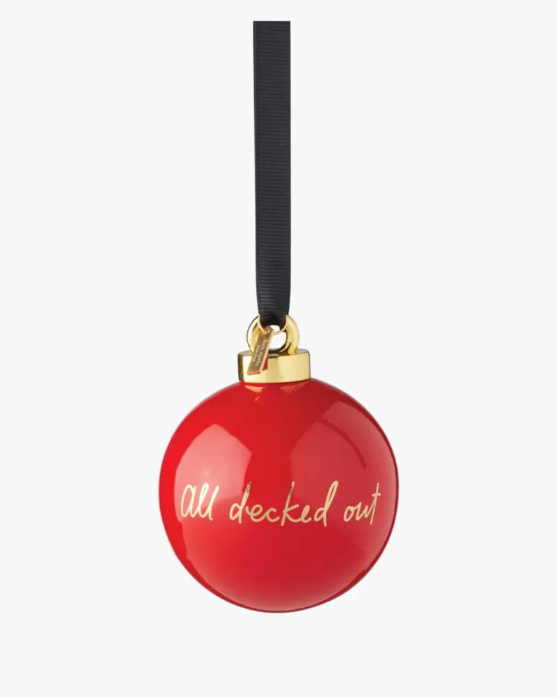 Kate Spade All Decked Out Ornament. 1