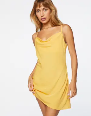 Forever 21 Cowl Slip Dress Marigold