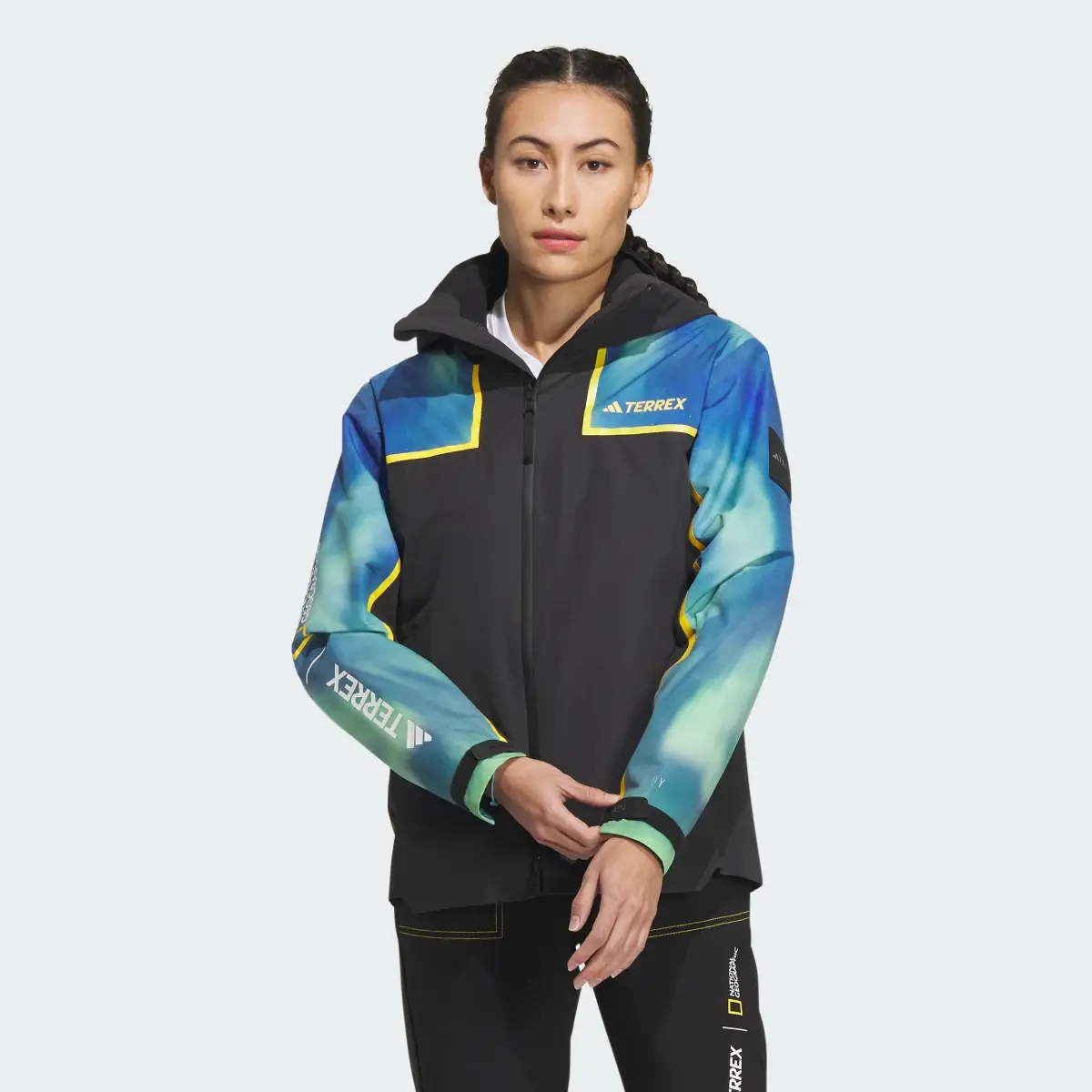 Adidas National Geographic RAIN.RDY Three-In-One Jacket. 2