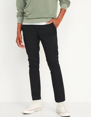 Skinny Ultimate Built-In Flex Chino Pants for Men black