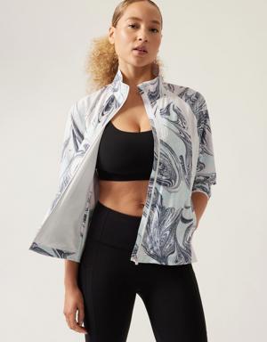 Athleta Run With It Jacket blue