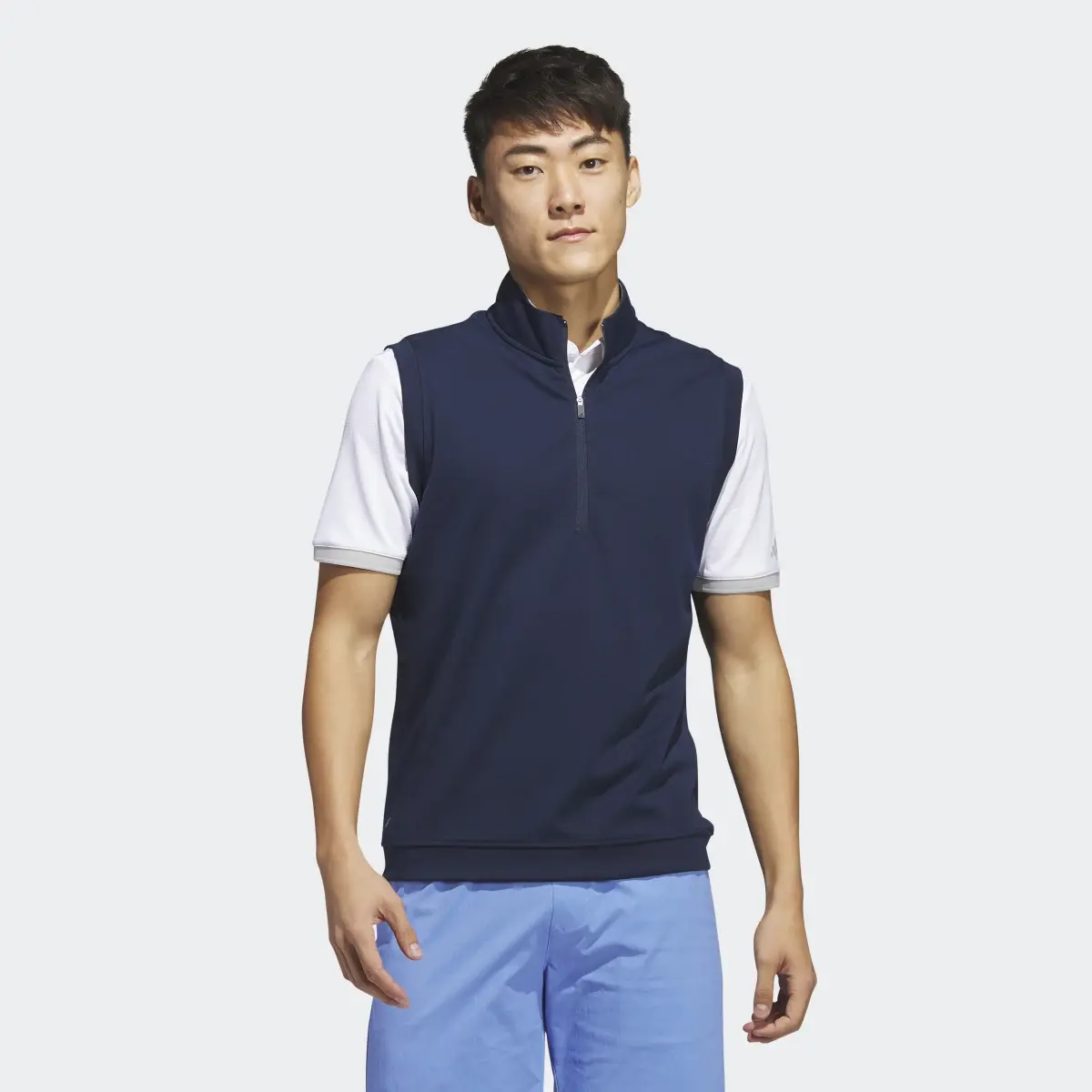 Adidas Elevated 1/4-Zip Golf Pullover Vest. 2