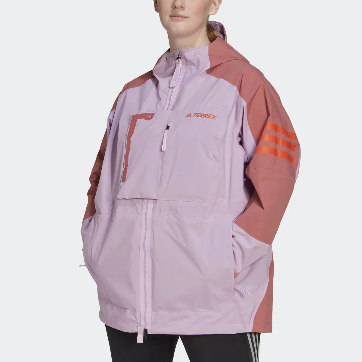 Adidas Terrex Xploric RAIN.RDY Hiking Jacket (Plus Size). 1