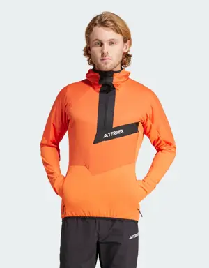 Adidas Veste ultralégère en molleton à capuche et demi-zip Techrock. 2