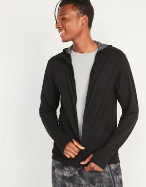 Live-In French Terry Go-Dry Zip Hoodie for Men gray
