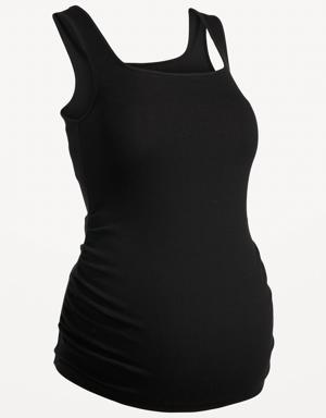 Maternity Square Neck Tank Top black