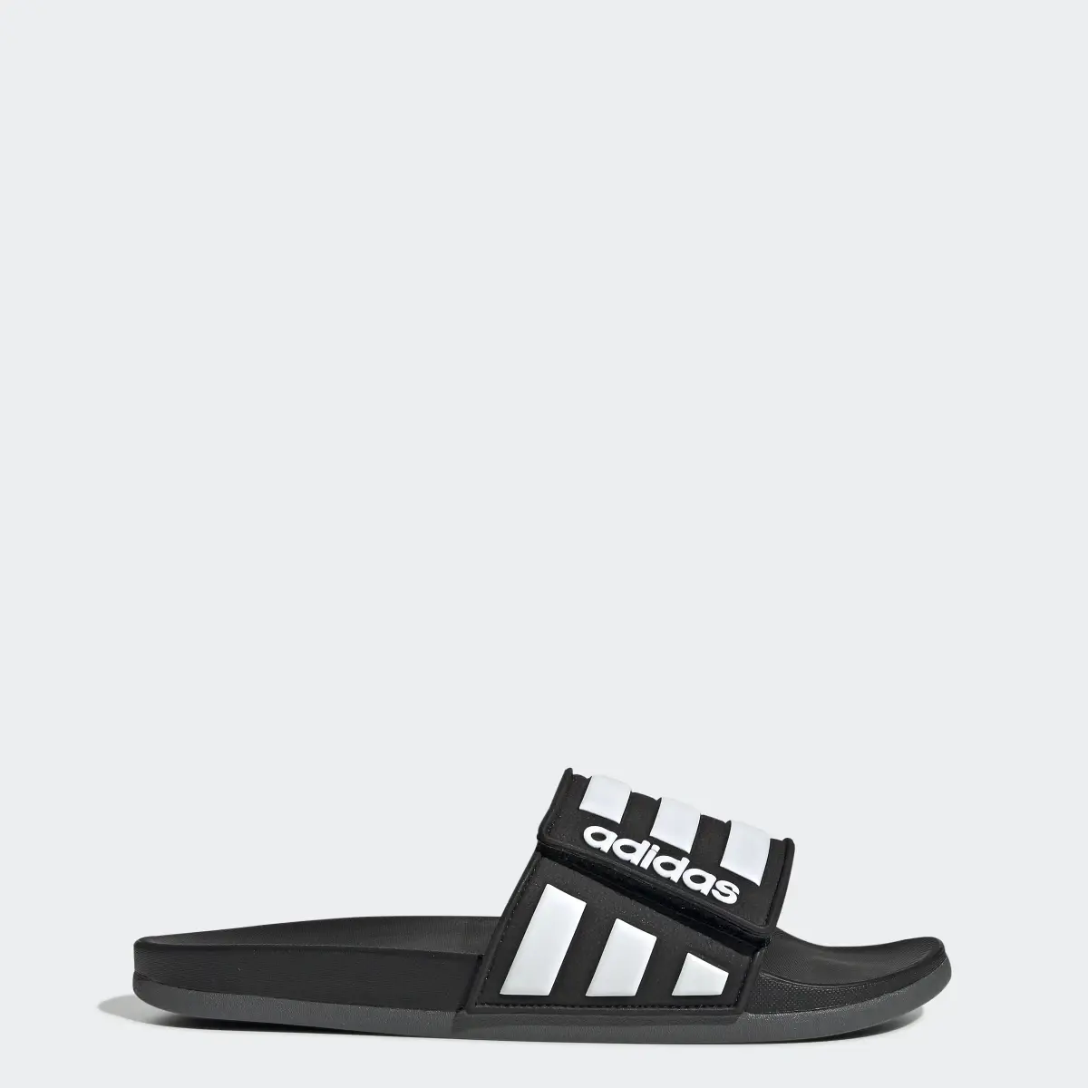 Adidas Adilette Comfort Adjustable Slides. 1